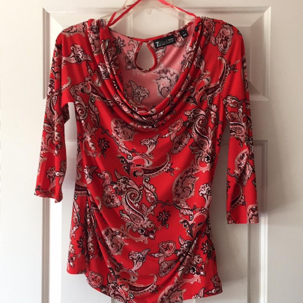 Drape-Neck Top